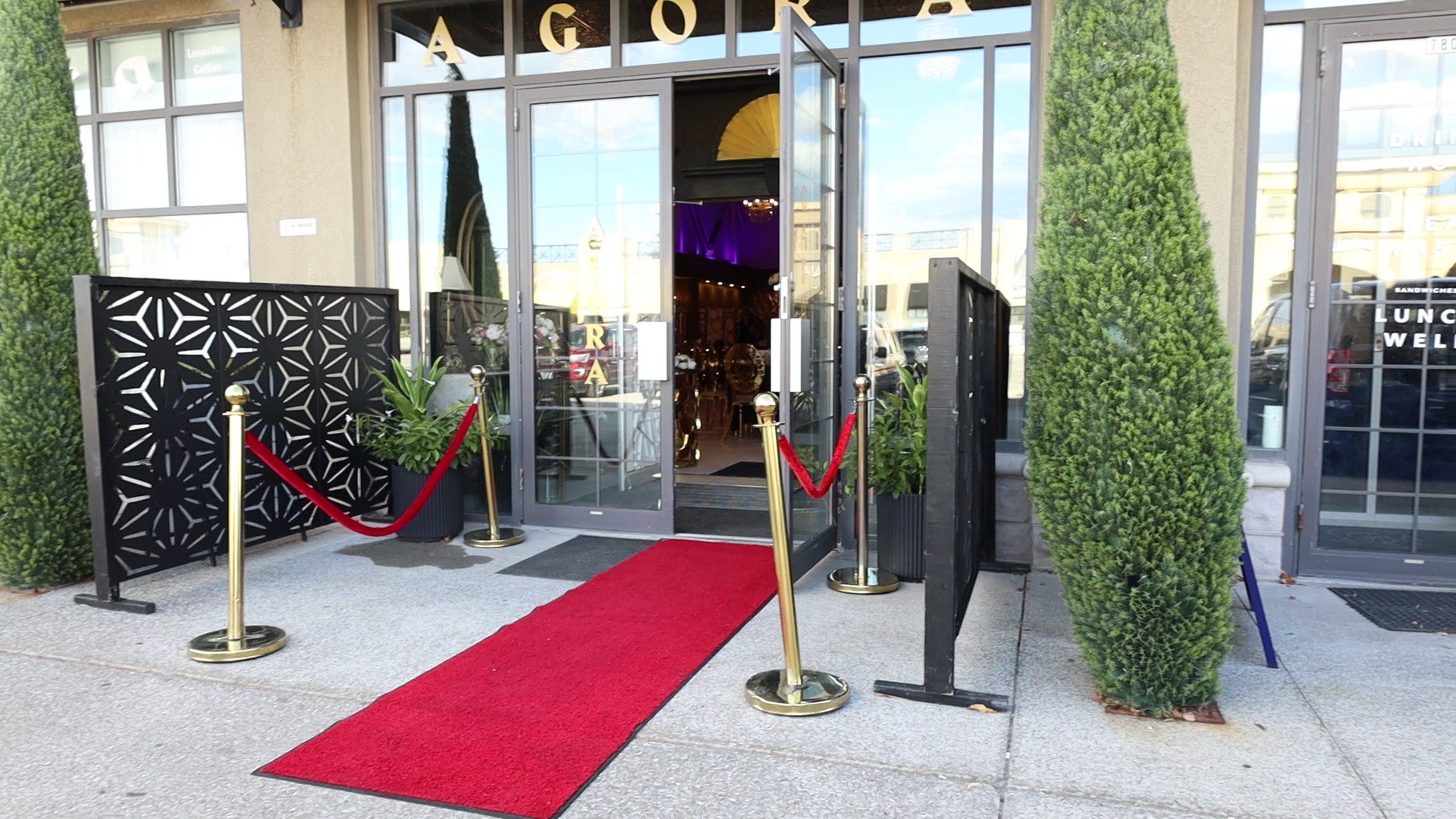 Agora Banquet Hall entrance