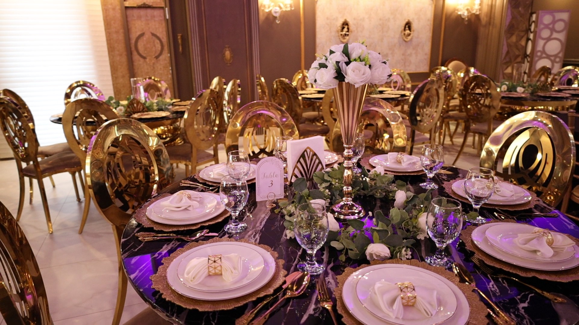 Agora Banquet Hall interior detail